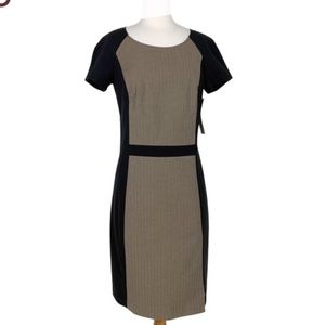 DKNYC Two-tone Side Panel Above the knee Dress